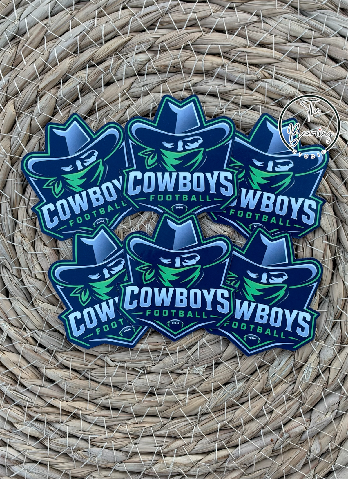 Custom Cowboys Football Stickers