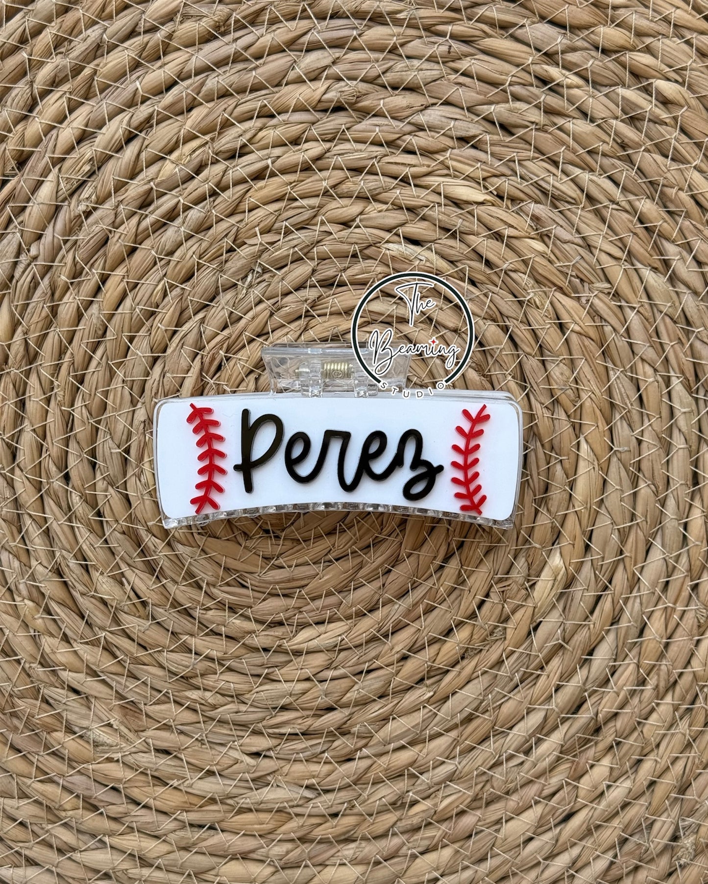 Baseball Hairclip