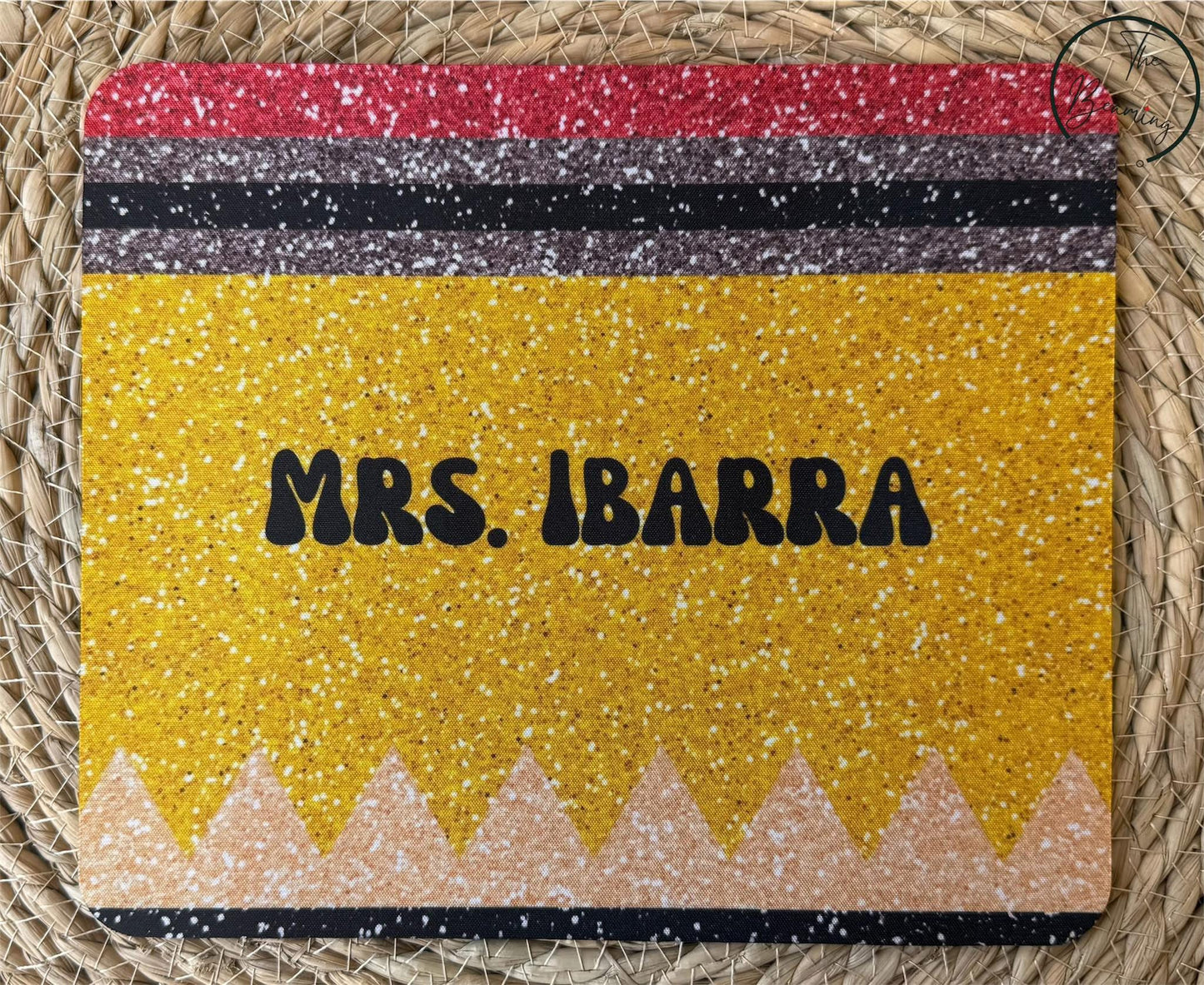 Glitter Pencil Mousepad