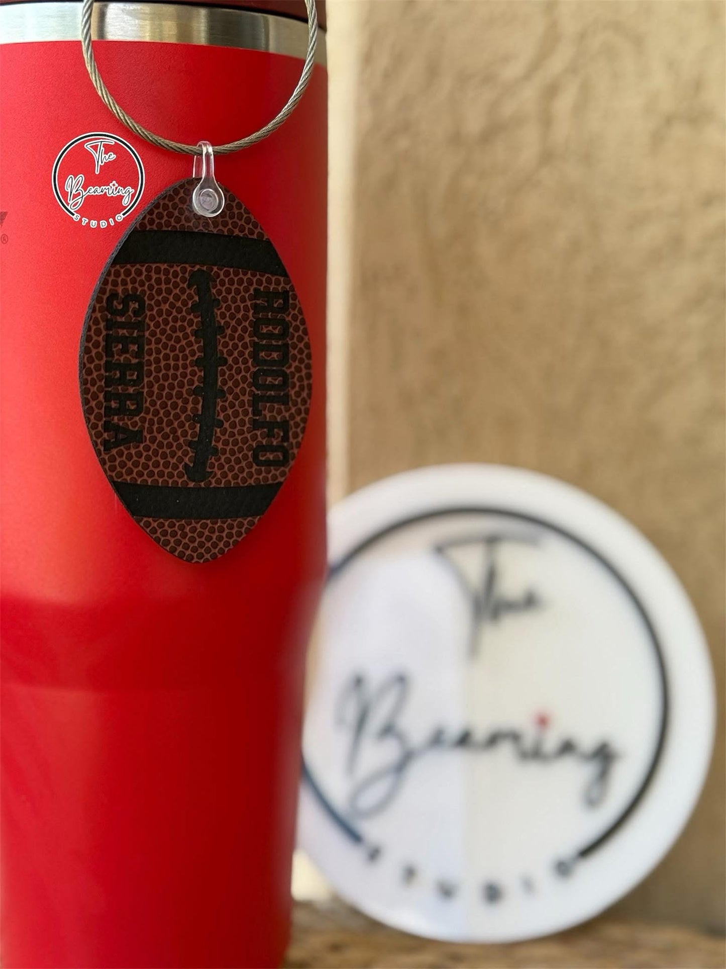 Football Leatherette Tag
