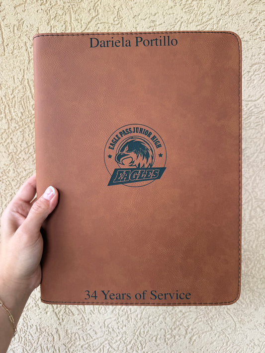 Zippered Portfolio with Notepad