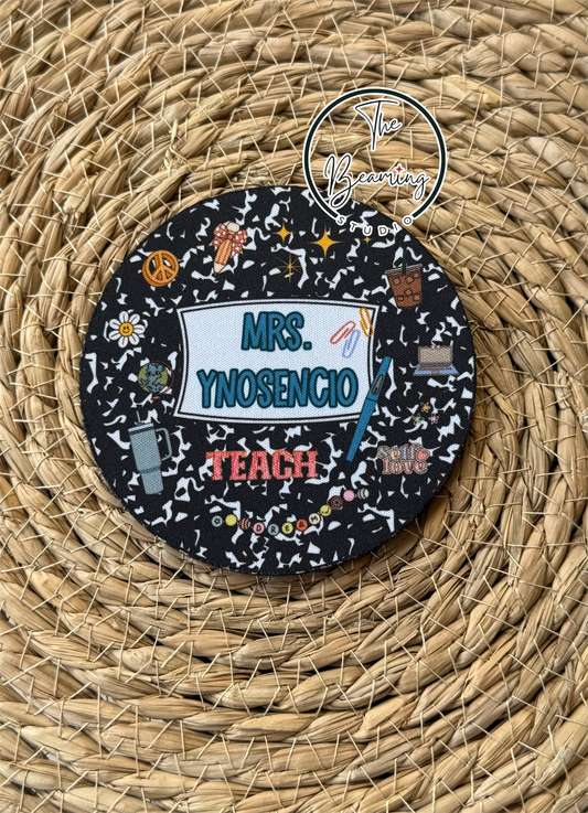 Composition Coaster- TEAL