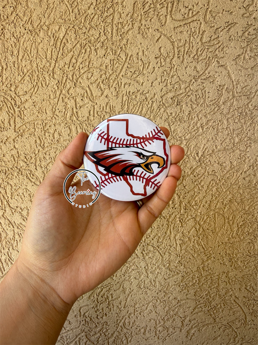 Eagle Baseball Button