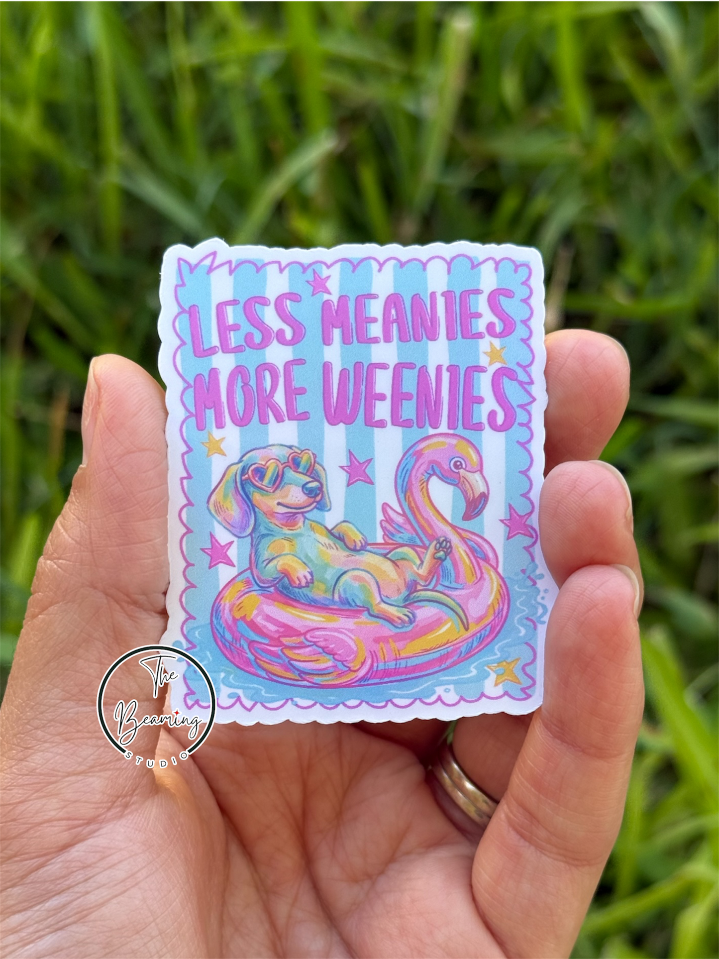 Less Meanies Sticker