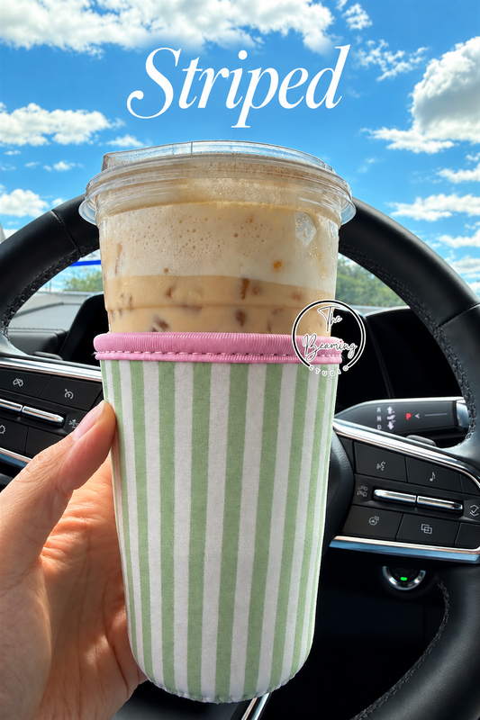 Venti Striped Coffee Cup Sleeve